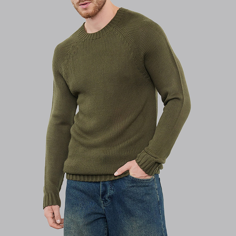 پلیور یقه گرد مردانه ترندیول مدل 811387750