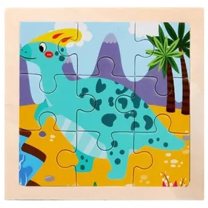 پازل 9 تکه مدل دایناسور D2