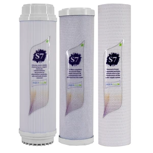 فیلتر دستگاه تصفیه آب آکوآ اسپرینگ مدل f-s7-w3 مجموعه 3 عددی