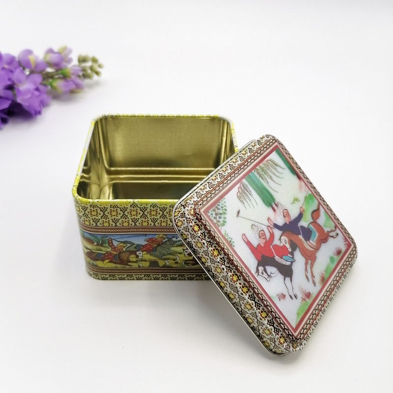 جعبه هدیه طرح چوگان کد 03