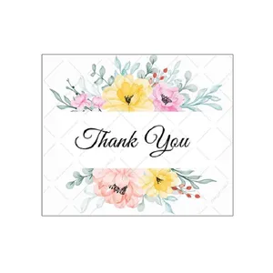 برچسب طرح تشکر مدل برش نخورده thank you 10