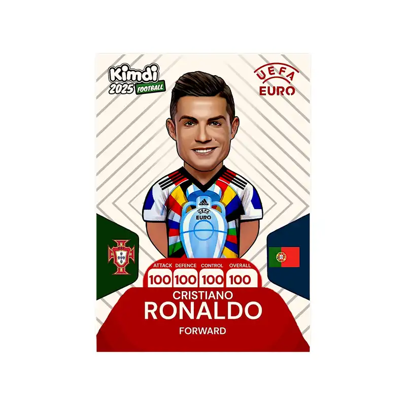 اسباب بازی شانسی کیمدی مدل پرمیوم یورو رونالدو سری 2025