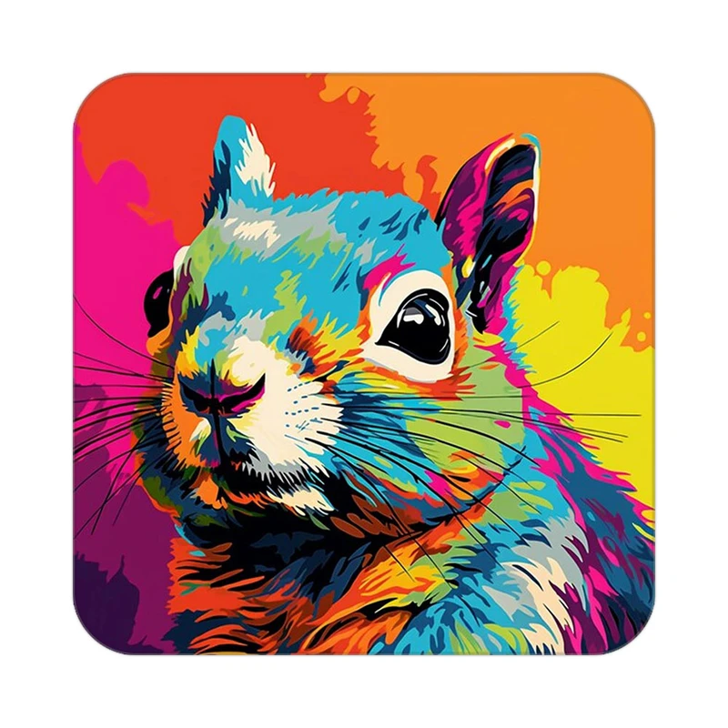 زیر لیوانی کاکتی طرح حیوانات رنگی مدل mp25624