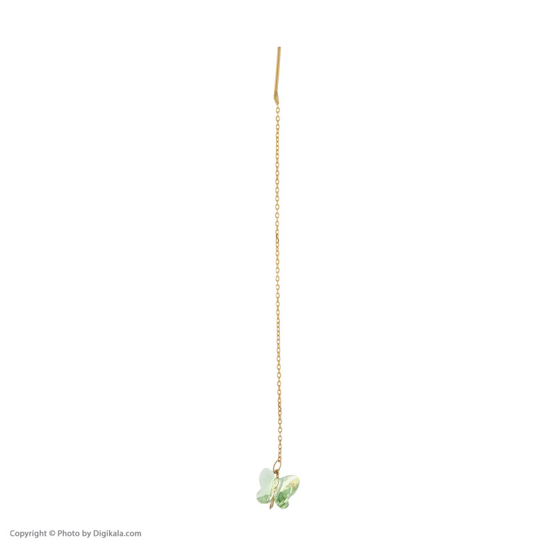 گوشواره طلا 18 عیار زنانه مایا ماهک مدل ME1024 - 3