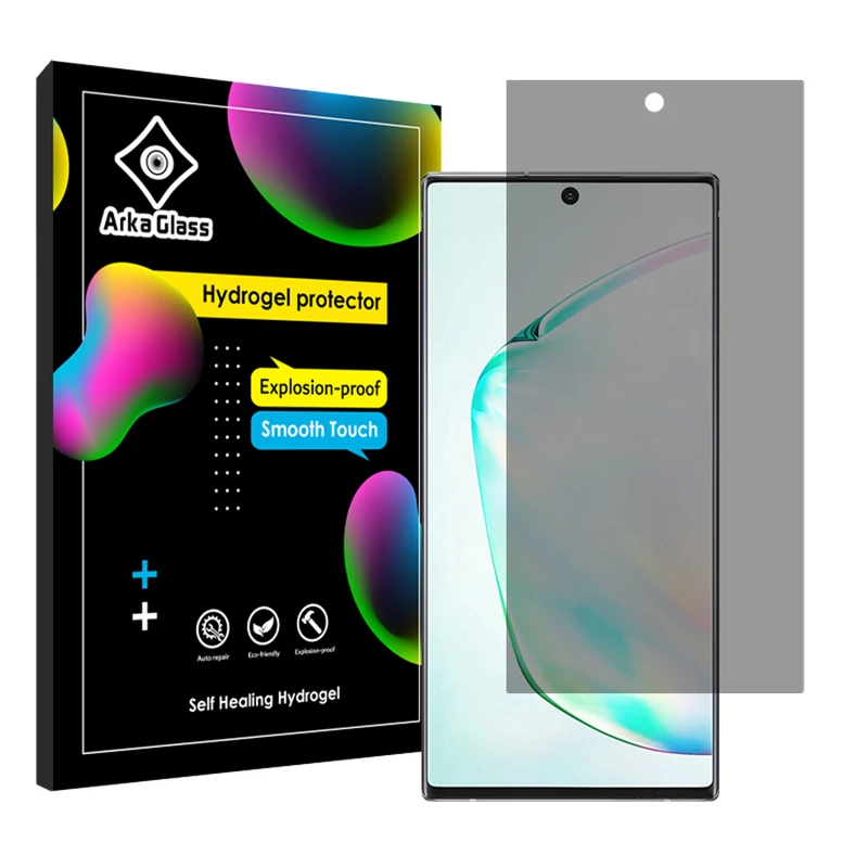 محافظ صفحه نمایش حریم شخصی آرکا گلس مدل Tough مناسب برای گوشی موبایل سامسونگ Galaxy Note10 Plus