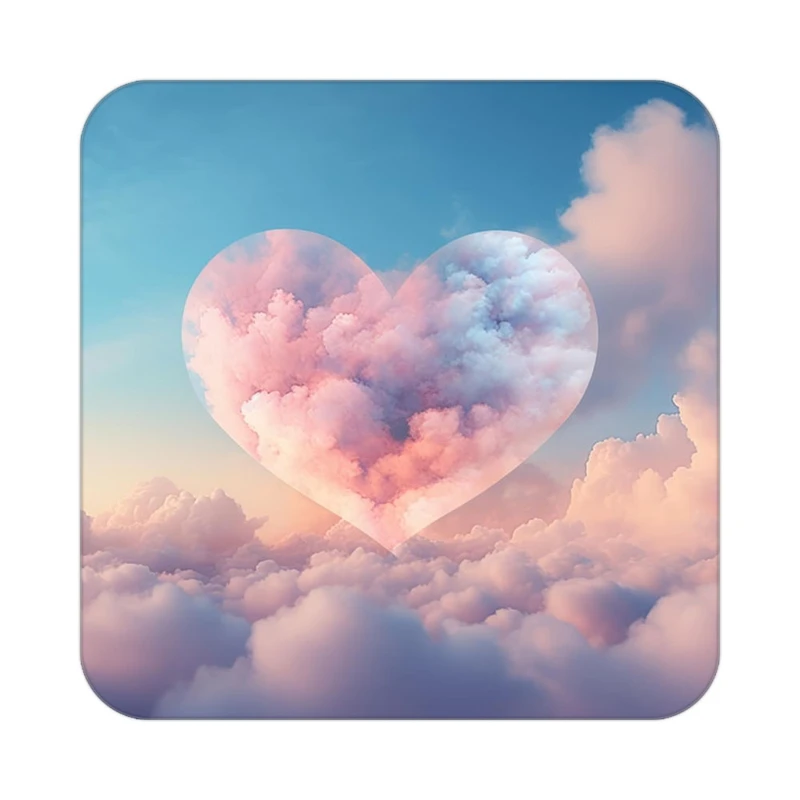 زیر لیوانی کاکتی مدل عاشقانه کد mp11205