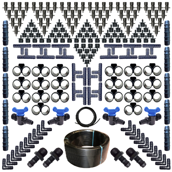 لوازم آبیاری قطره ای مدل Alfa-200 بسته 200 عددی