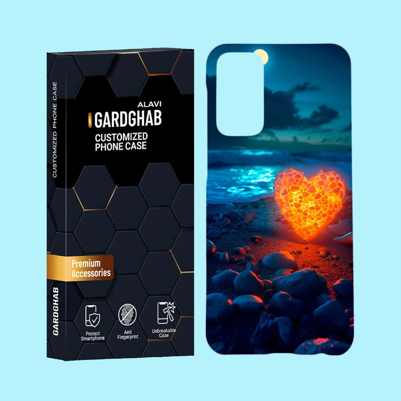 کاور گارد قاب علوی مدل عاشقانه مناسب برای گوشی موبایل سامسونگ Galaxy F13 4G / M13 4G