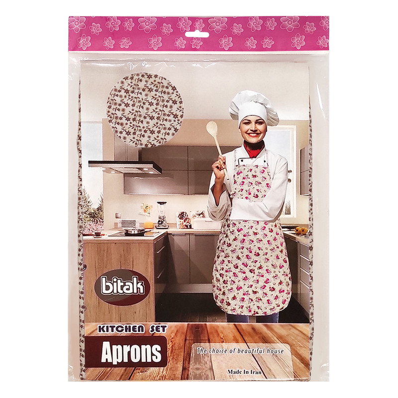 پیش بند آشپزخانه بیتک مدل فلور کد 01 پیش بند آشپزخانه بیتک مدل فلور کد 01
