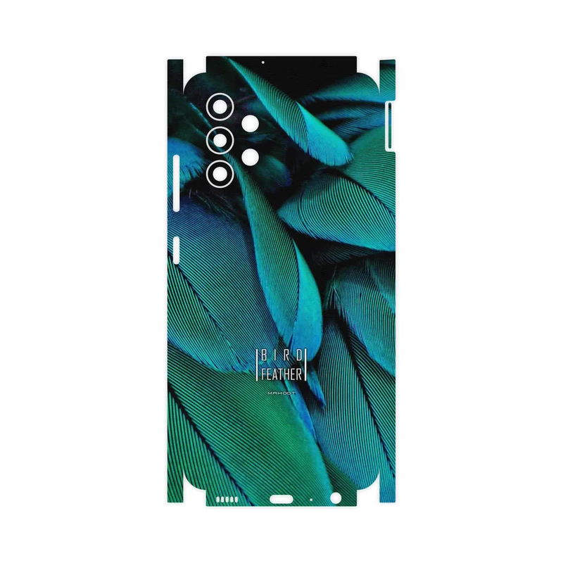 برچسب پوششی ماهوت مدل Green Feather-FullSkin مناسب برای گوشی موبایل سامسونگ Galaxy M32 5G