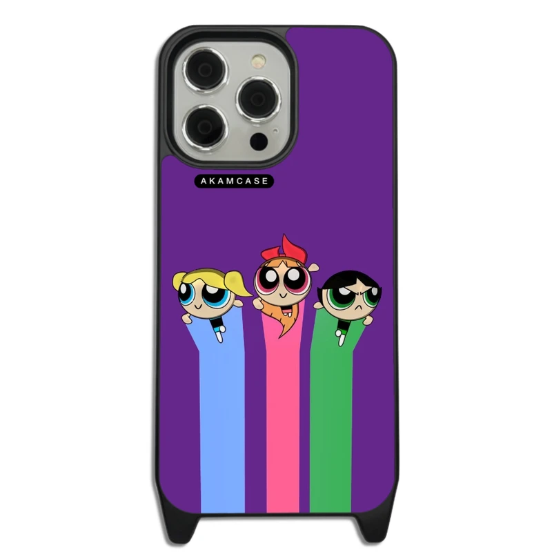 کاور آکام مدل AMCWLA15PROMAX-POWERPUFF GIRLS13 مناسب برای گوشی موبایل اپل iPhone 15 Pro Max