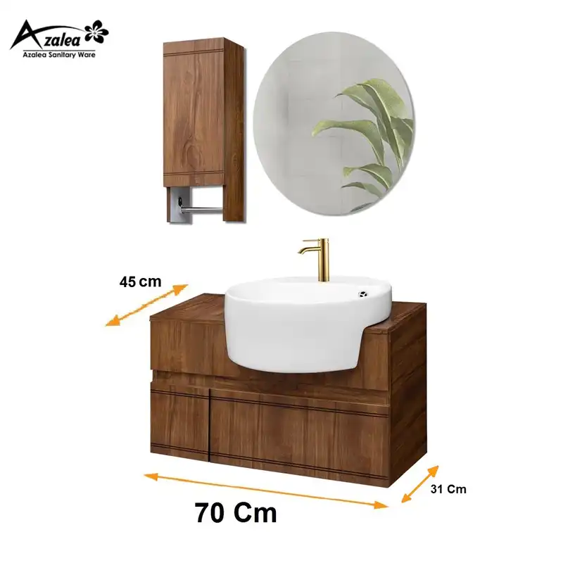ست کابینت و روشویی آزالیا مدل Milana27
