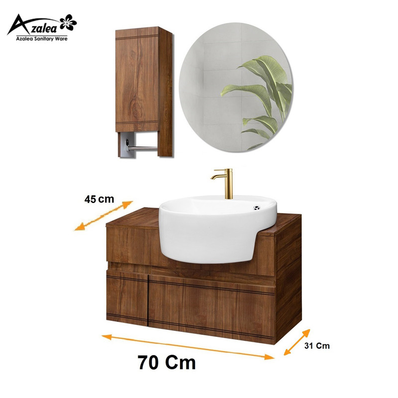 ست کابینت و روشویی آزالیا مدل Milana27
