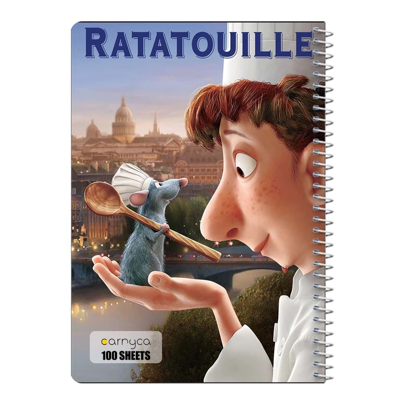 دفتر مشق 100 برگ سیمی کارنیکا طرح راتاتوی Ratatouille کد 17274