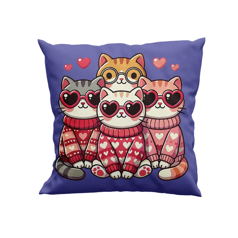 کوسن پاد آفرین مدل گربه ها کد DKK1033