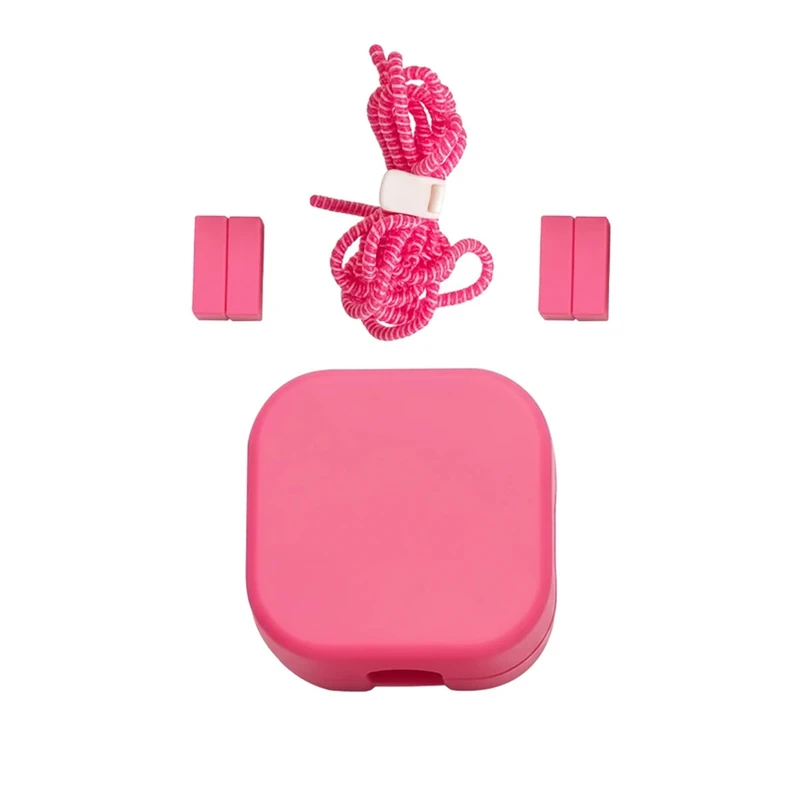 محافظ کابل ریچ شاپ مدل SIL12 به همراه محافظ شارژر دیواری 20 وات آیفون مجموعه 5 عددی