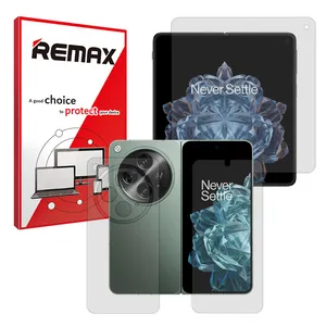 Remax Resistant model transparent screen protector suitable for OnePlus Open mobile phone along with back protector