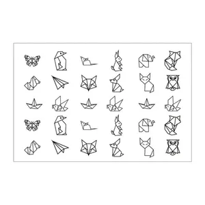 برچسب لنز ناخن مدل w9