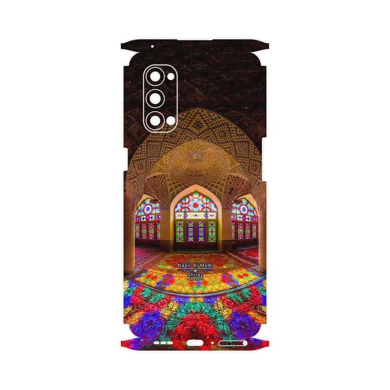 برچسب پوششی ماهوت مدل Nasir Al-Molk Mosque-FullSkin مناسب برای گوشی موبایل اپو Reno4 Pro 5G