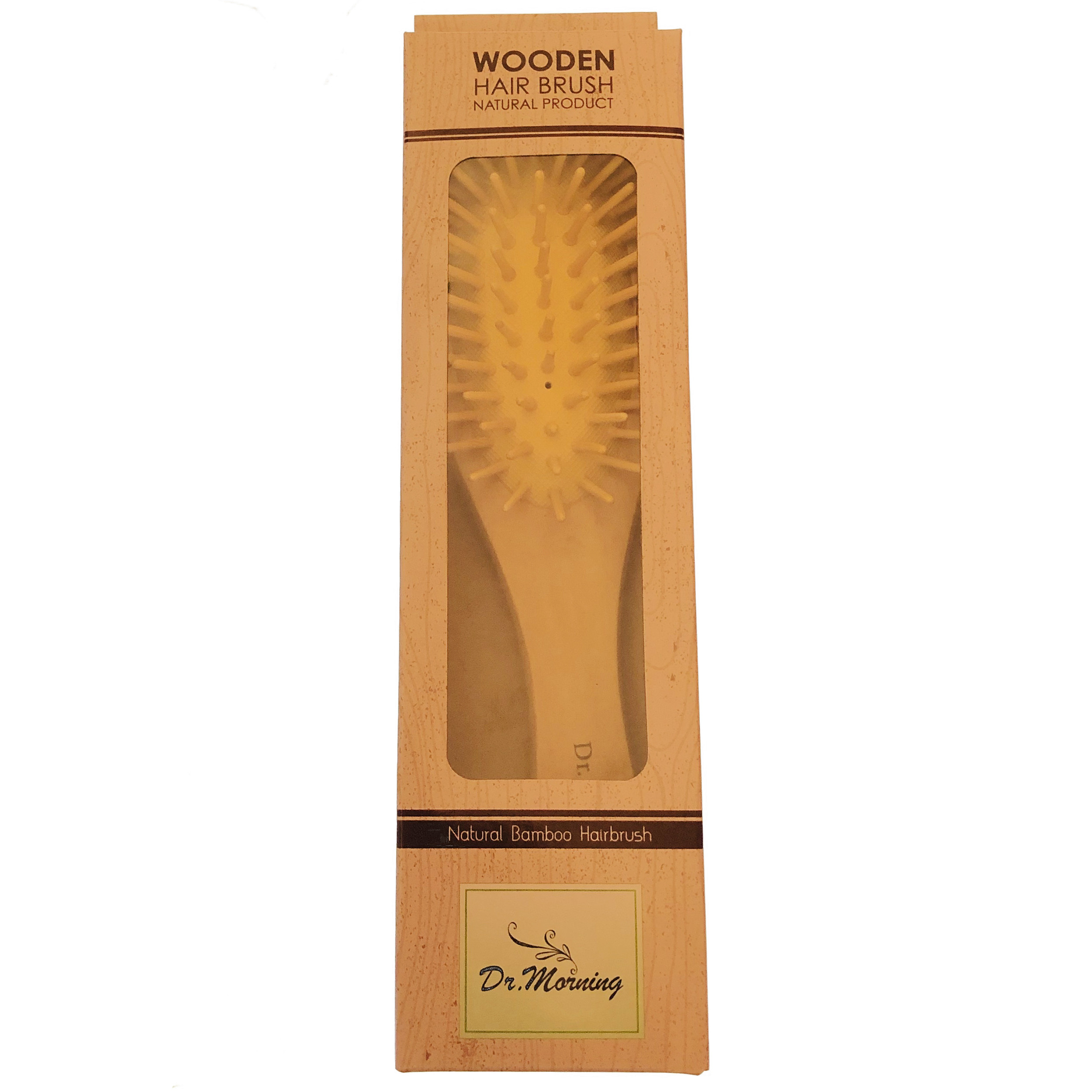 برس مو دکتر مورنینگ مدل چوبی کد W277