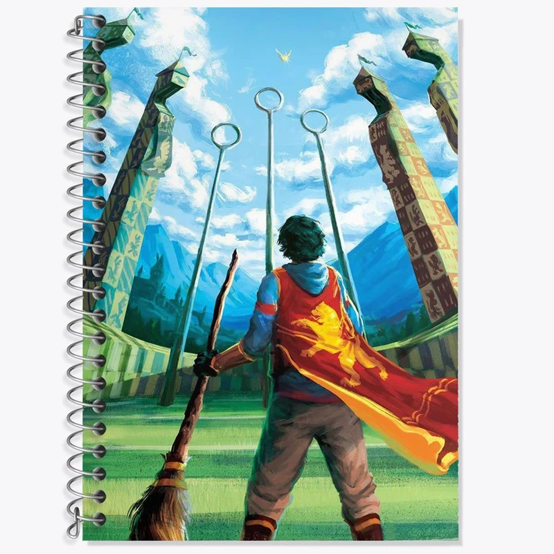 دفتر زبان 50 برگ خندالو مدل دو خط طرح هری پاتر کد 24974