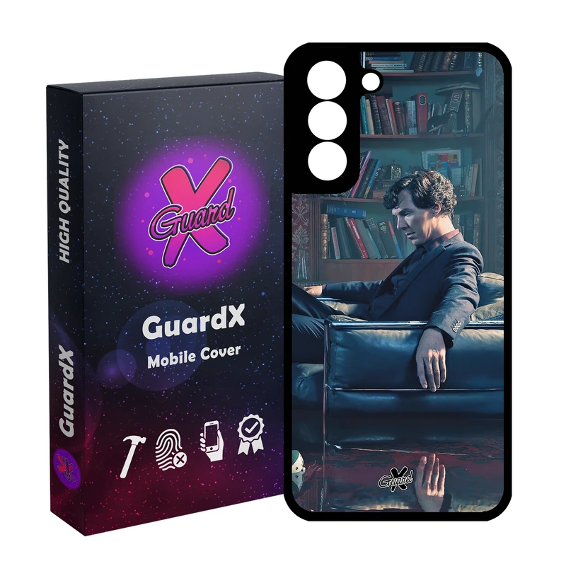 کاور گارد ایکس طرح شرلوک مدل Glass10519 مناسب برای گوشی موبایل سامسونگ Galaxy S21 FE