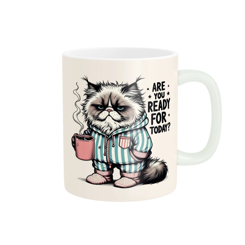 ماگ پاد آفرین مدل گربه کد DKC924