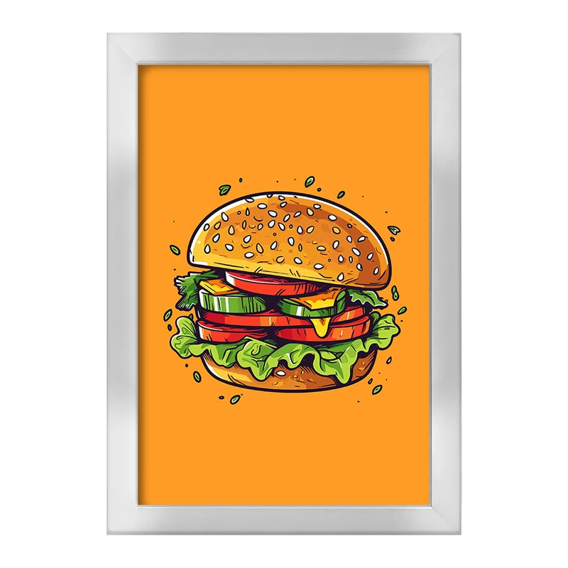 تابلو خندالو طرح فست فود (Fast Food) کد 36578