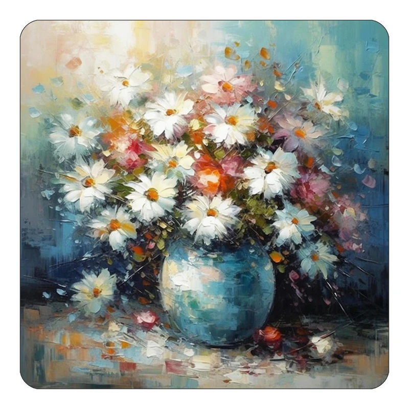 مگنت کاکتی طرح نقاشی رنگ روغن مدل mp71164