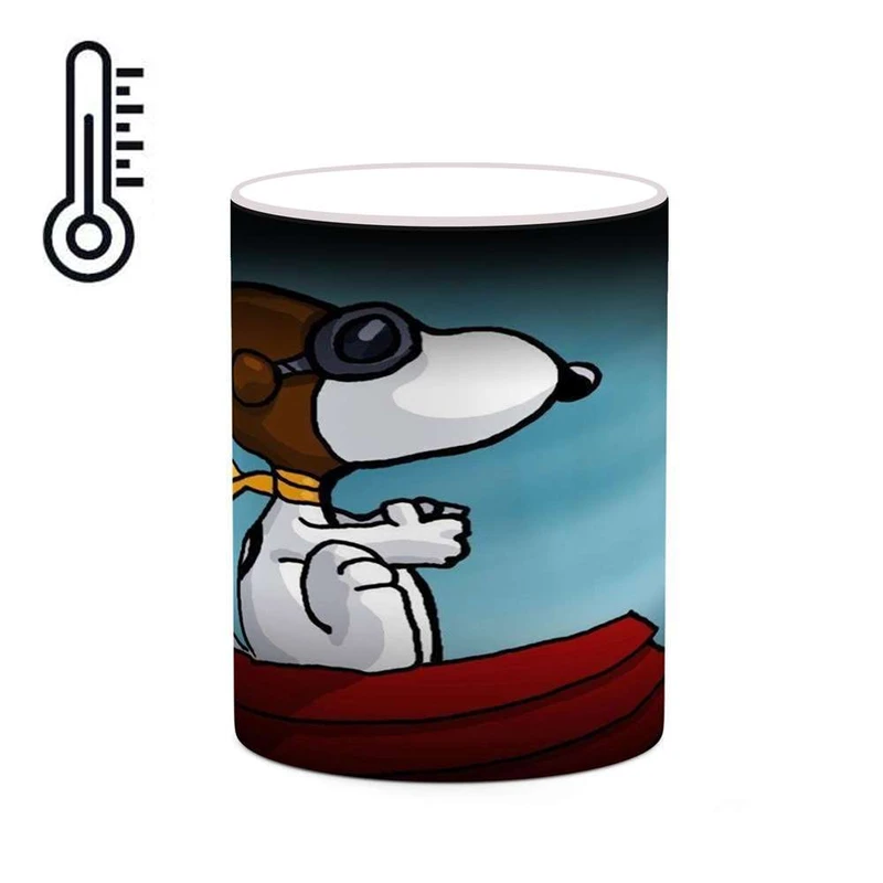 ماگ حرارتی کاکتی مدل کارتون Snoopy کد mgh23107