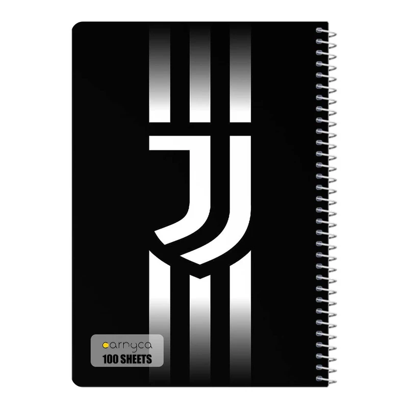 دفتر مشق 100 برگ سیمی کارنیکا طرح یوونتوس Juventus کد 23222