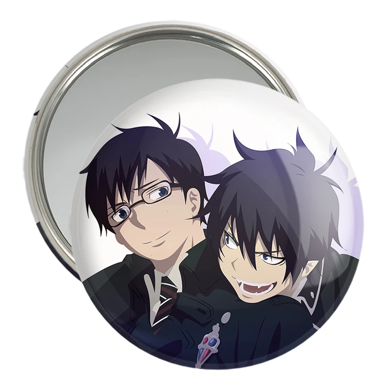 آینه جیبی خندالو مدل رین و یوکیو انیمه جنگیر آبی  کد 16351