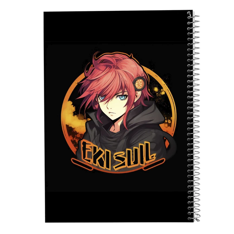 دفتر ژورنال نویسی 50 برگ مدوپد مدل نقطه ای طرح Naroto کد DF11164