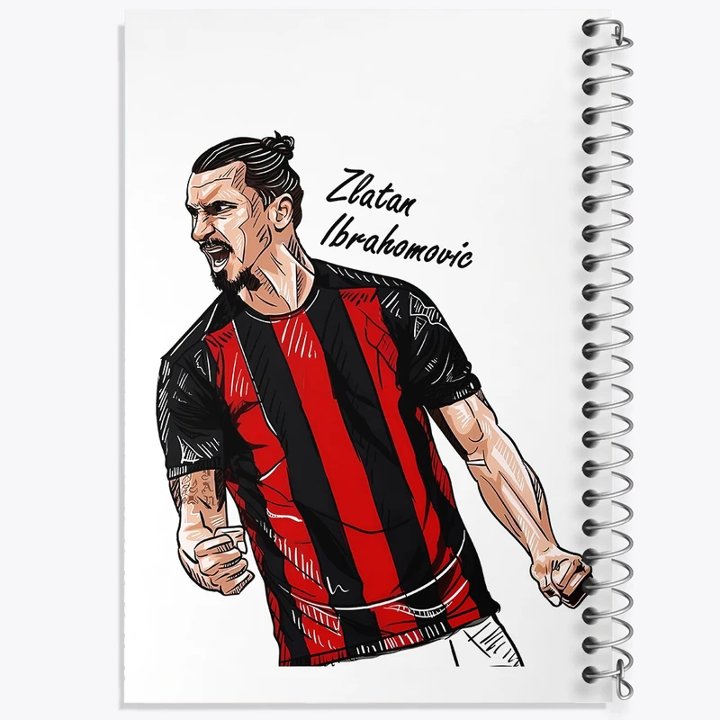 دفتر لیست خرید 50 برگ خندالو طرح زلاتان ابراهیموویچ کد N2803