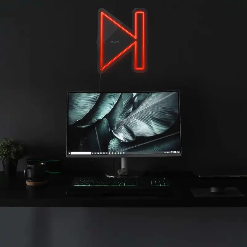 چراغ دیواری نئون دیزاین طرح Next_RD