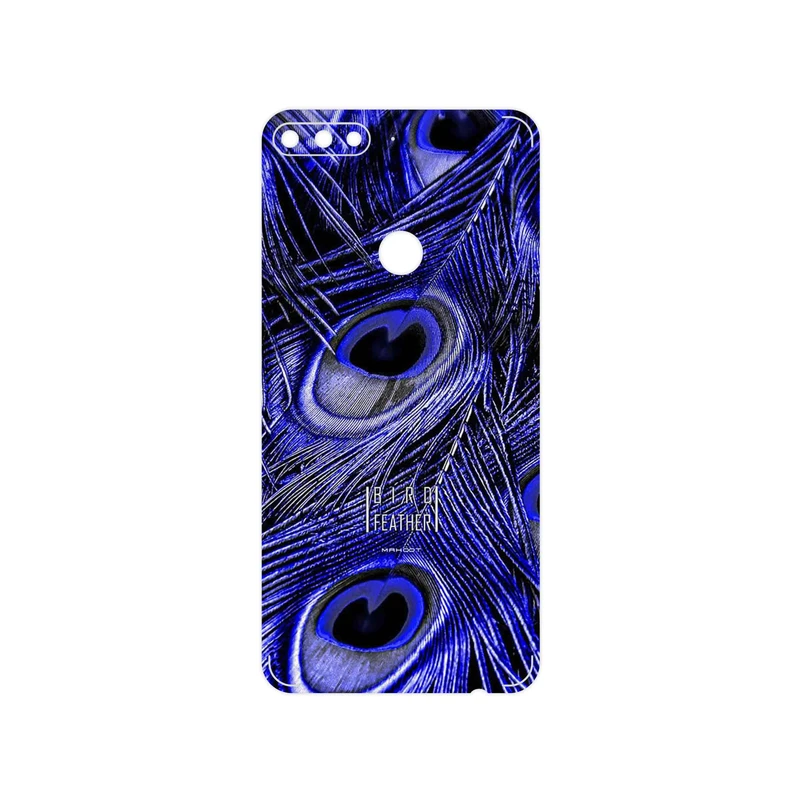 برچسب پوششی ماهوت مدل Purple Feather مناسب برای گوشی موبایل هوآوی Y7 Prime 2018