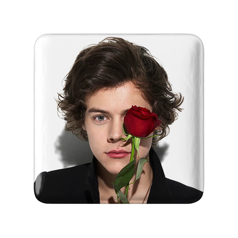 مگنت خندالو طرح هری استایلز گروه موسیقی وان دایرکشن One Direction مدل مربعی کد 18906