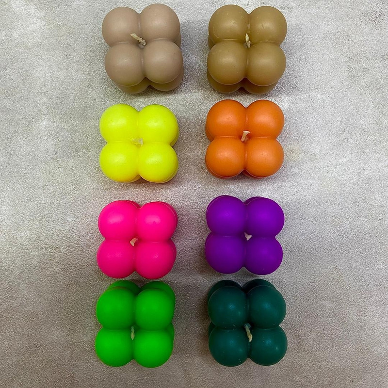 شمع مدل روبیک بسته 8 عددی
