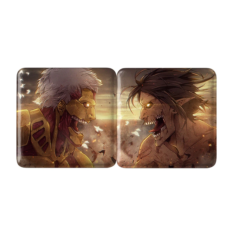 مگنت خندالو مدل ارن یگر و حالت تایتانی انیمه اتک آن تایتان کد A76 مجموعه 2 عددی