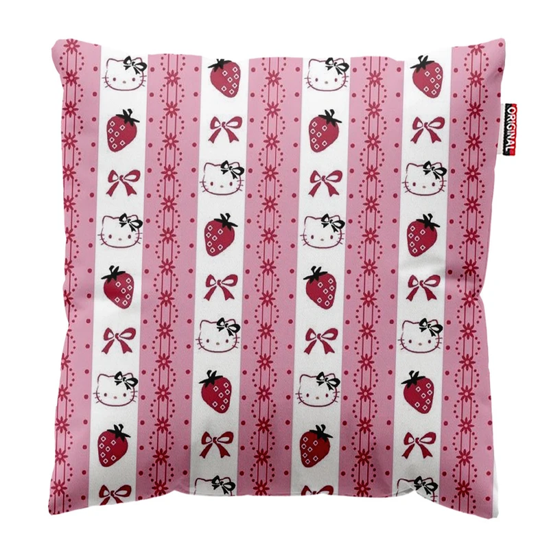 کوسن پاد آفرین طرح توت فرنگی کد 1572 سایز 30*30 سانتی متر