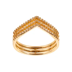 Seven Jewelry 3222 18k Gold Ring For Women
