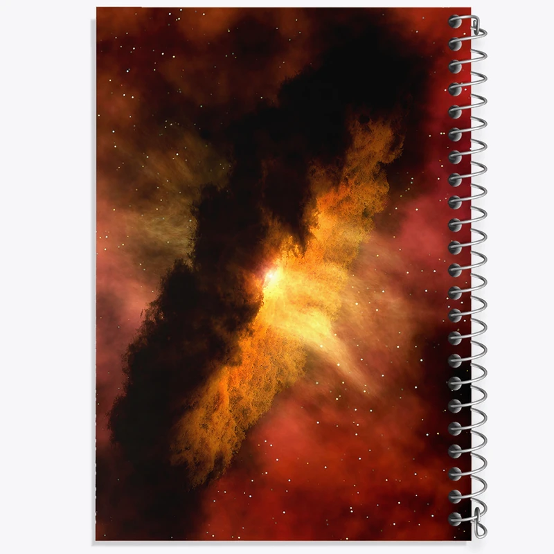 دفتر شطرنجی 50 برگ خندالو طرح کهکشان (galaxy) کد F6710