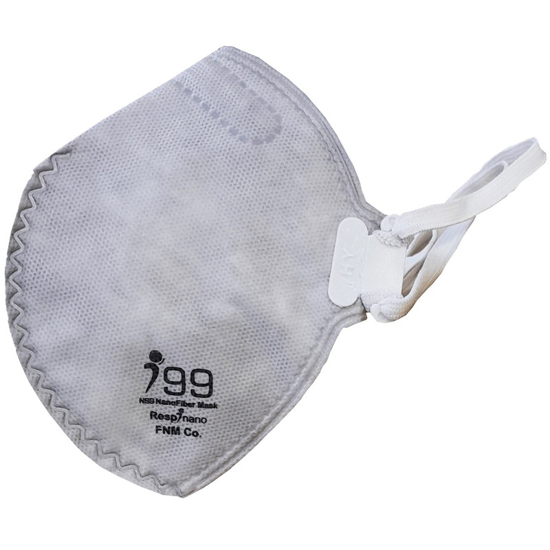 ماسک تنفسی ریما مدل کربن فعال بدون سوپاپ نانو 99 کد C99-W بسته 3 عددی