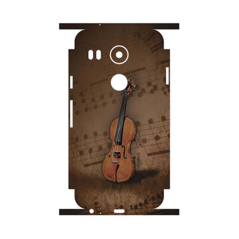 برچسب پوششی ماهوت مدل Violin-Instrument-FullSkin مناسب برای گوشی موبایل گوگل Nexus 5X