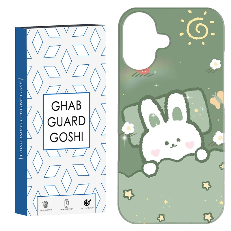 کاور قاب گارد گوشی طرح خرگوشی کد Dimo-431 مناسب برای گوشی موبایل اپل Iphone 16