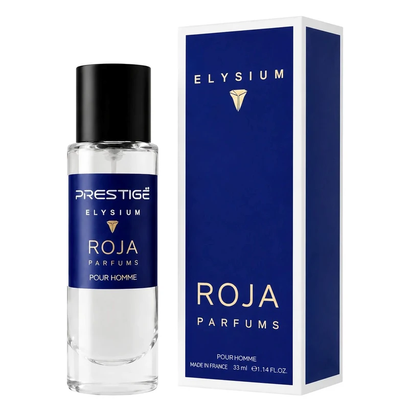 عطر جیبی مردانه پرستیژ مدل ROJA با رایحه گرم و تلخ حجم 35 میلی‌لیتر