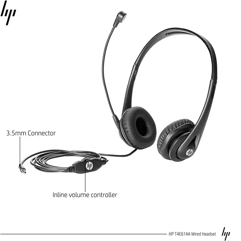 هدست سیمی اچ‌پی مدل T1A66AA