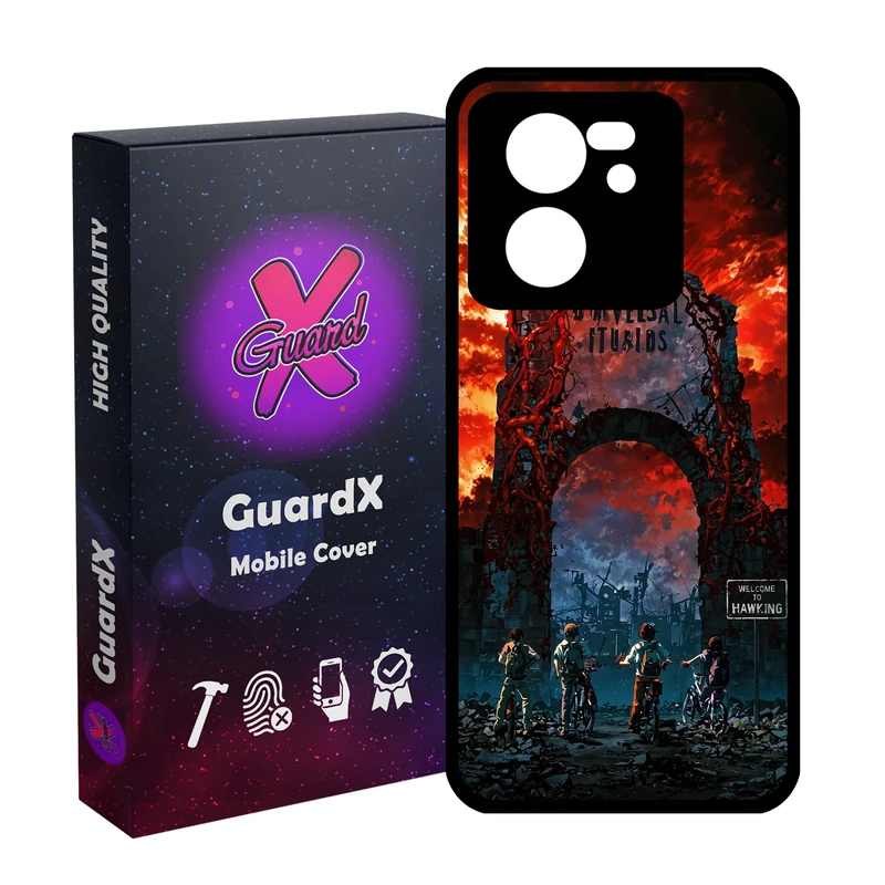 کاور گارد ایکس طرح Stranger Things مدل 10885 مناسب برای گوشی موبایل شیائومی 13T/13T Pro/Redmi K60 Ultra