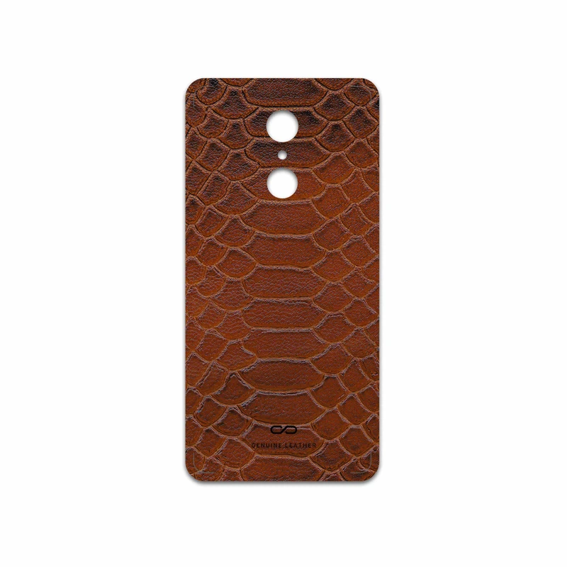 برچسب پوششی ماهوت مدل Brown-Snake-Leather مناسب برای گوشی موبایل شیائومی REDMI 5