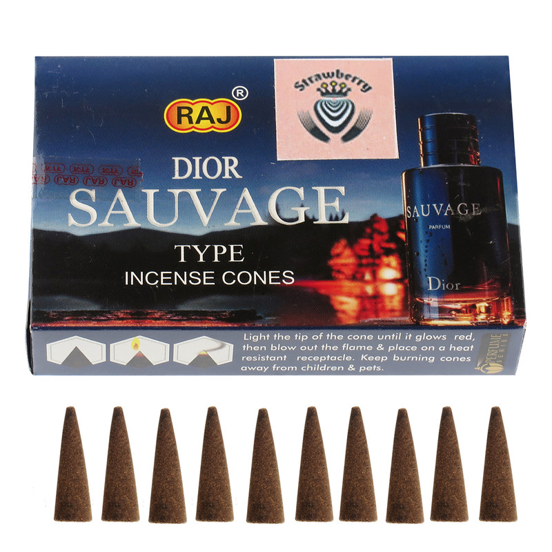 عود راج طرح SAUVAGE مدل آبشاری
